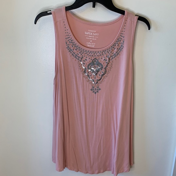 Torrid Sequin Tank Top - Picture 1 of 5